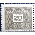 1942 BR X 0081 Tipo Cifra Horizontal 20 M
