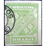 1889 BR J 0011 Cifras Oblíquas 20 U