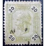1891 AT 0063 Emperor Franz Joseph 20 U
