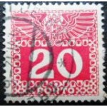 1908 AT 0040 Imperial coat of arms & digit 20 U sev