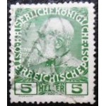 1908 AT 0142 Emperor Franz Joseph 5 U sev