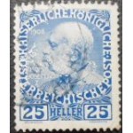 1908 AT 0147 Emperor Franz Joseph 25 v U