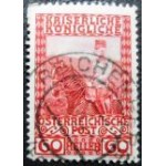 1908 AT 0151 Emperor Franz Joseph on horse 60 U sev
