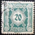 1922 AT 0114 Digit in octogon 20 P U