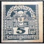 1920 AT 0295 Newspaper stamps 5 N