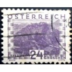 1932 AT 0535 Hohensalzburg Fortress small format violet 24 U