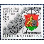 1987 AT 1885 1100 years Lustenau U