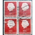 1953 NL 0621 Queen Juliana type in profile 15 U QD