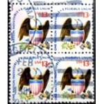 1975 US 1796 Bald Eagle (Haliaeetus leucocephalus), Shield A U QD