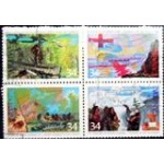 1987 CA 1023 Exploration of Canada (series 2) Pioneers of New France U set