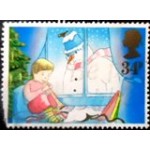 1987 GB 1130 Child playing Recorder U