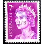 1971 AU 0478 Rainha Elizabeth II 7 U