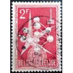 1957 BE 1054 Atomium and Exhibition Emblem 2 U