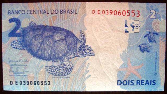 Cédula 2 Reais Brasil 2010 C 333 60553