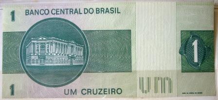 Cédula 1 Cruzeiro Brasil 1980 C 132