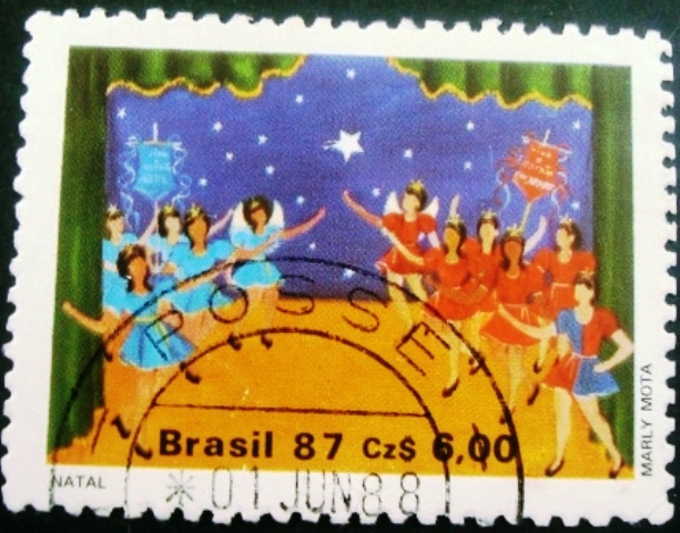 Selo postal COMEMORATIVO do Brasil de 1986 - C 1569 U