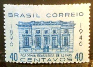 Selo postal Comemorativo do Brasil de 1946 - C 226 M