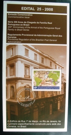 Edital postal do Brasil de 2008 nº 25 Administração Geral dos Correios