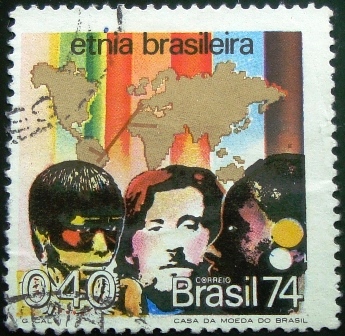 Selo postal Comemorativo do Brasil de 1974 - C 840 U