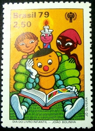 Selo postal do Brasil de 1979 João Bolinha - C 1090 N