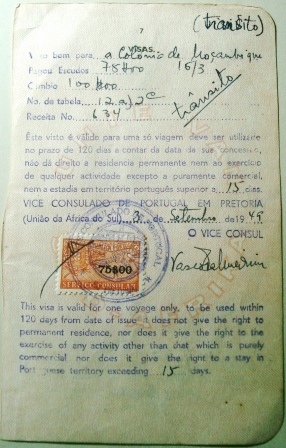 Selo consular de Portugal  de 1949