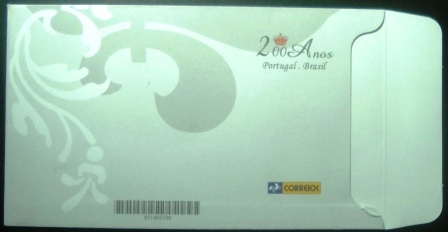 Envelope de 1º Dia de Circulação do Brasil de 2008 Família Real