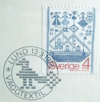 Envelope FDC da Suécia de 1979 Tapestry