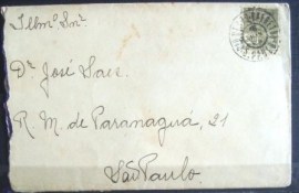 Envelope Circulado de 1934 Barretos / São Paulo
