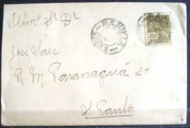 Envelope Circulado em 1936 Marília x São Paulo