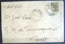 Envelope Circulado em 1936 Araraquara x São Paulo