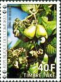 Selo postal de Comores de 1977 Cashews