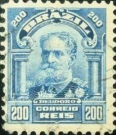 Selo postal do Brasil de 1906 Deodoro da Fonseca