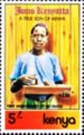 Selo postal do Quênia de 1979 A true son of Kenya