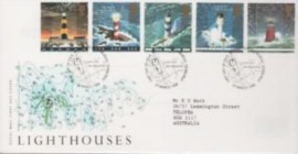First Day Cover do Reino Unido de 1998 Lighthouses