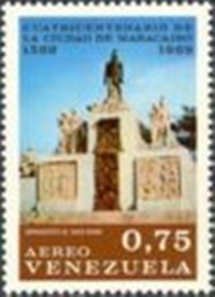 Selo postal da Venezuela de 1969 Monument to the Indian Mara