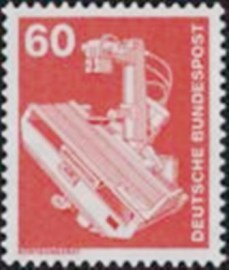 Selo postal da Alemanha de 1978 X-ray device