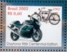 Selo postal do Brasil de 2002 Daytona 955i