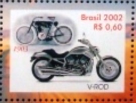 Selo postal do Brasil de 2002 V-ROD