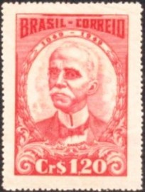 Selo postal comemorativo do Brasil de 1949 - C 249 M