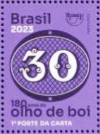Selo postal do Brasil de 2023 30 Réis