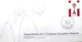 Envelope FDC Oficial de 1983 Congresso Eucarístico