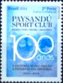 Selo postal do Brasil de 2014 Paysandú Sport Club