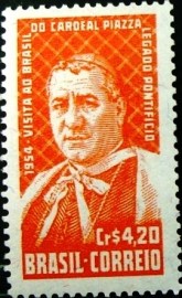 Selo postal Comemorativo do Brasil de 1954 - C 344 M