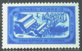 Selo postal de 1955 Usina de Itutinga