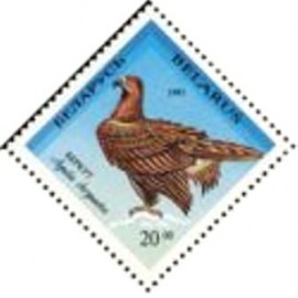 Selo postal da Bielorússia de 1994 Golden Eagle