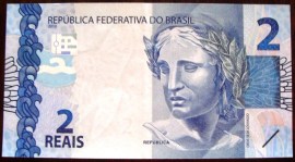 Cédula 2 Reais Brasil 2010 C 333 60556
