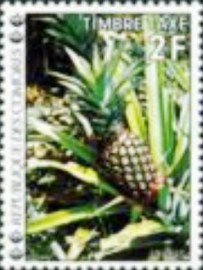 Selo postal de Comores de 1977 Pineapple