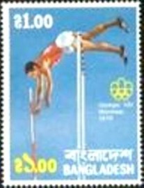 Selo postal de Bangladesh de 1976 Olympic Games