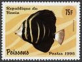 Selo postal do Benin de 1996 Surgeonfish