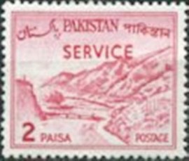 Selo postal do Paquistão de 1965 Khyber Pass 2